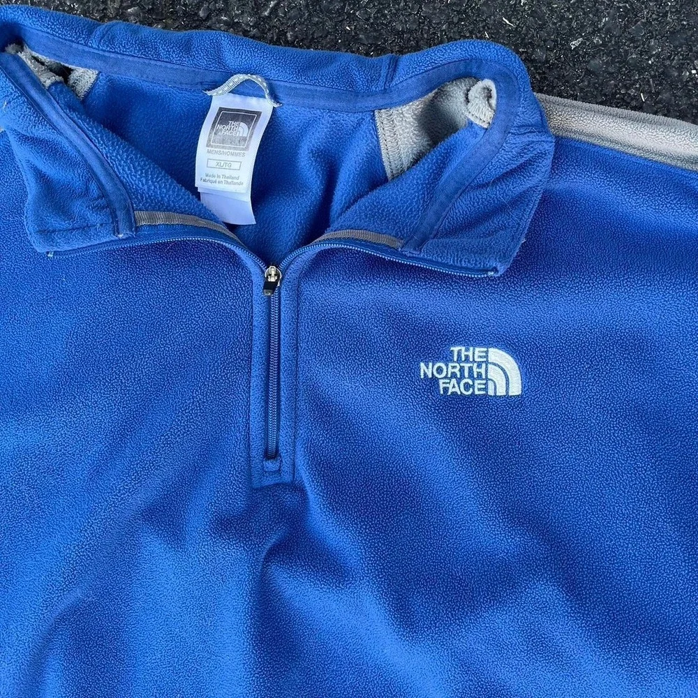 The North Face Mens TKA 100 1/4 Zip Pullover Fleece Jacket XL